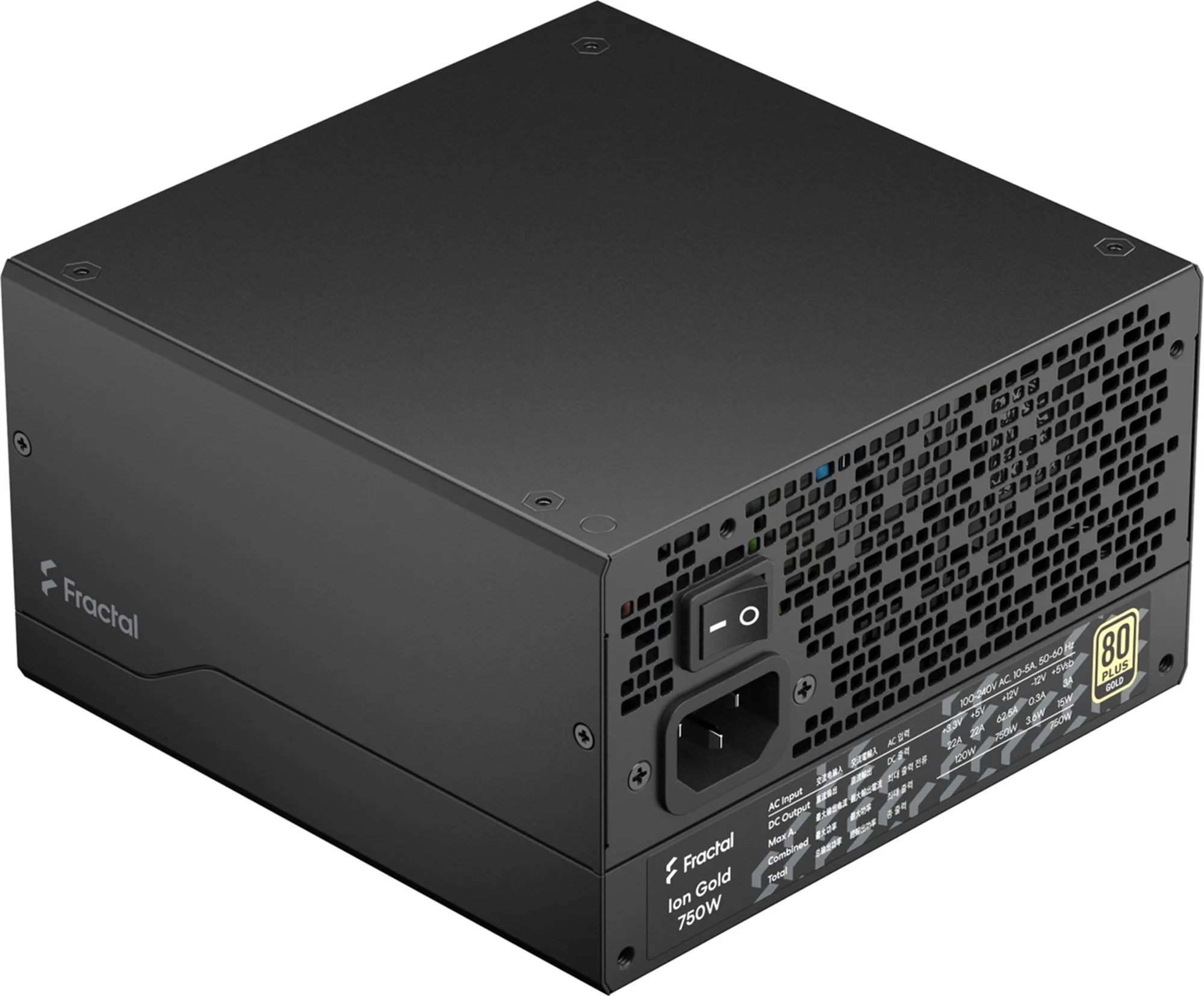 Fractal Design ION Gold 750W – pilnai modulinis 750W maitinimo blokas
